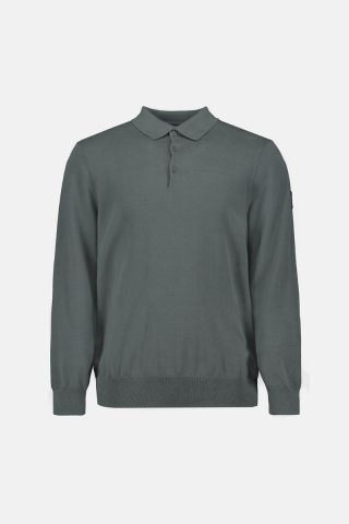 KNITWEAR POLO LONGSLEEVE