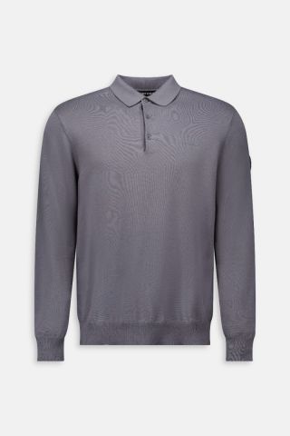 KNITWEAR LONGSLEEVE POLO 