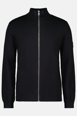 HEAVY KNITTED ZIP VEST
