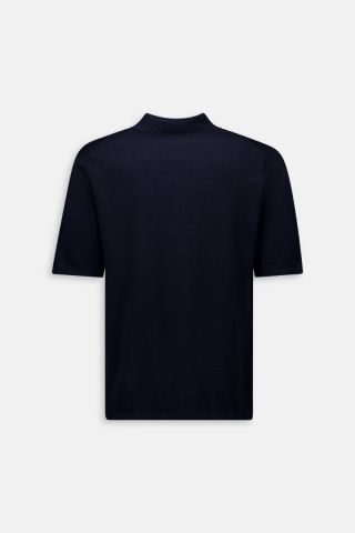 KNITTED POLO ZIP