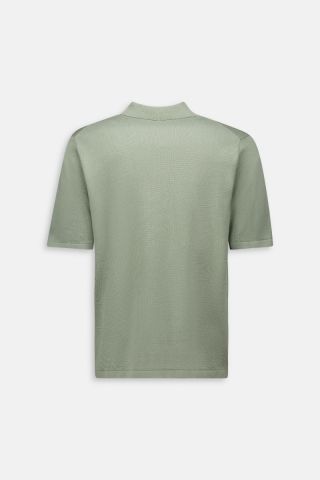 KNITTED POLO ZIP
