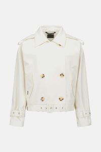 CROPPED TRENCHCOAT