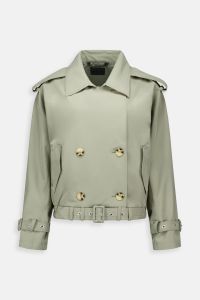 CROPPED TRENCHCOAT