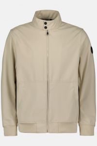 SOFTSHELL JACKET SILVER ZIP