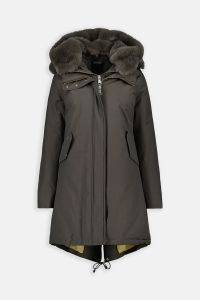 DOUBLE ZIP FISHTAIL PARKA