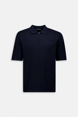 KNITTED POLO ZIP