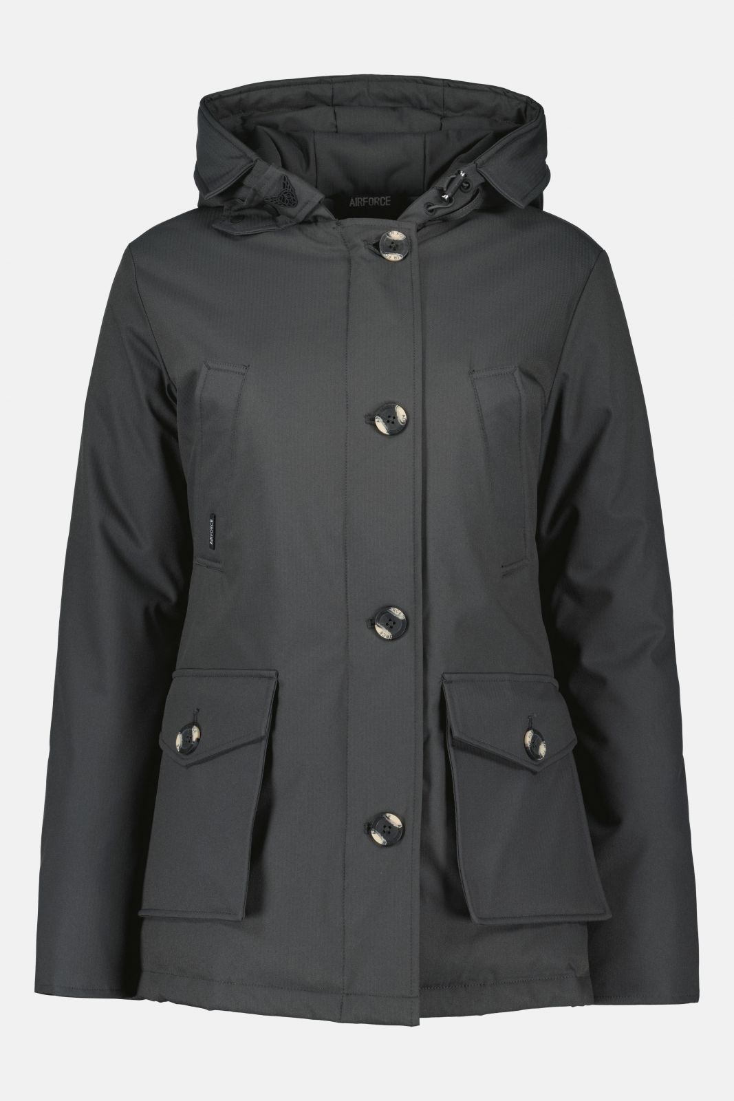 als je kunt Zilver smal 4 POCKET PARKA