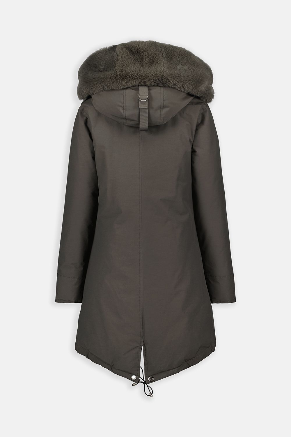 airforce double zip fishtail parka