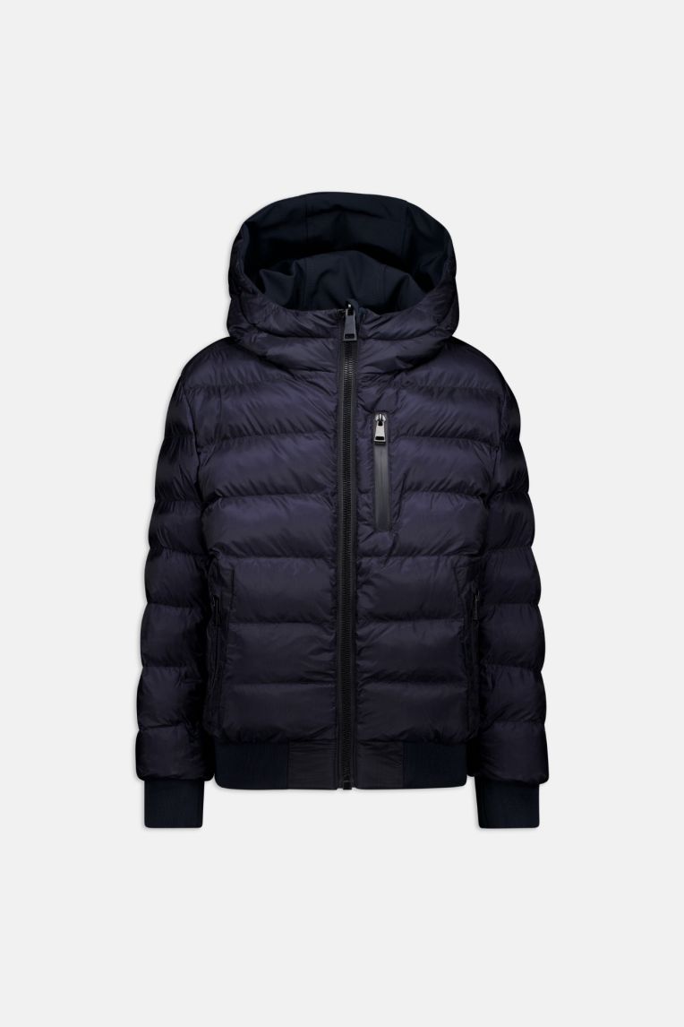 HOODED REVERSIBLE JACKET