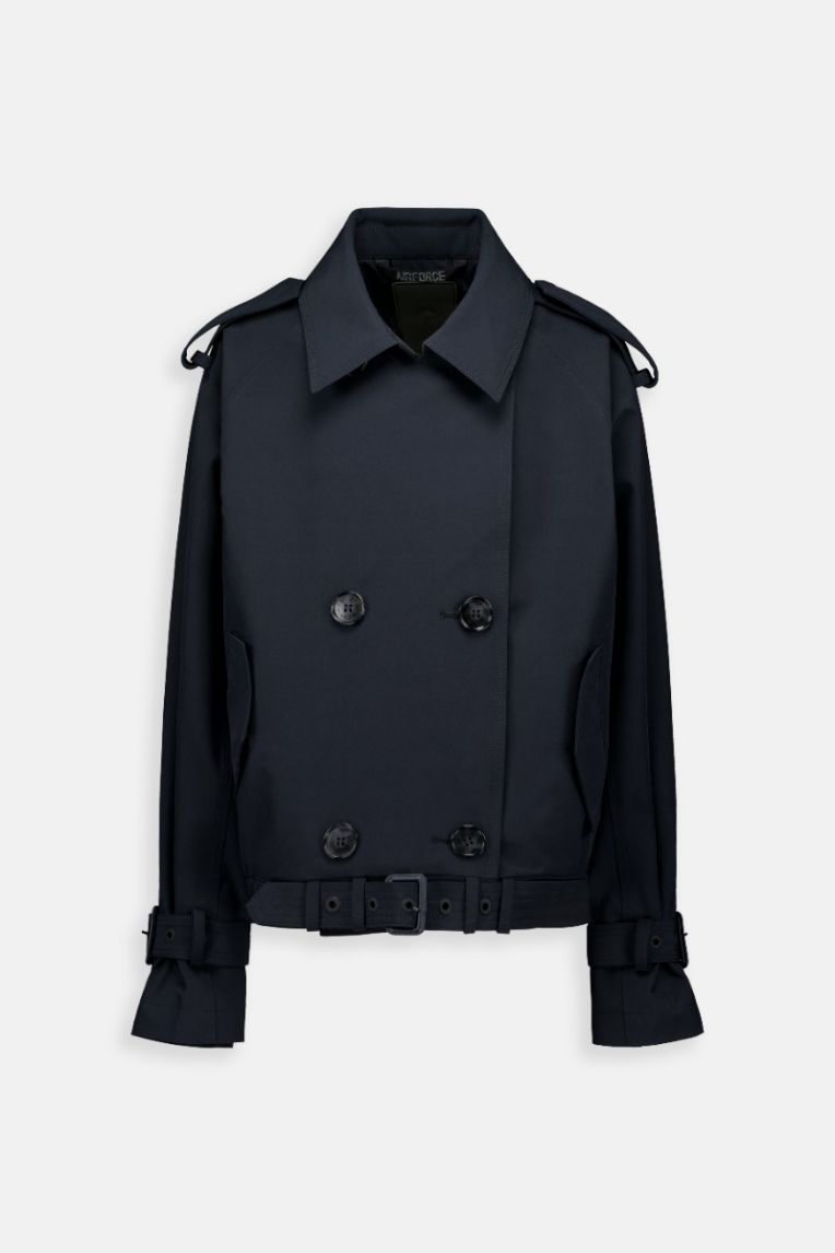 CROPPED TRENCHCOAT