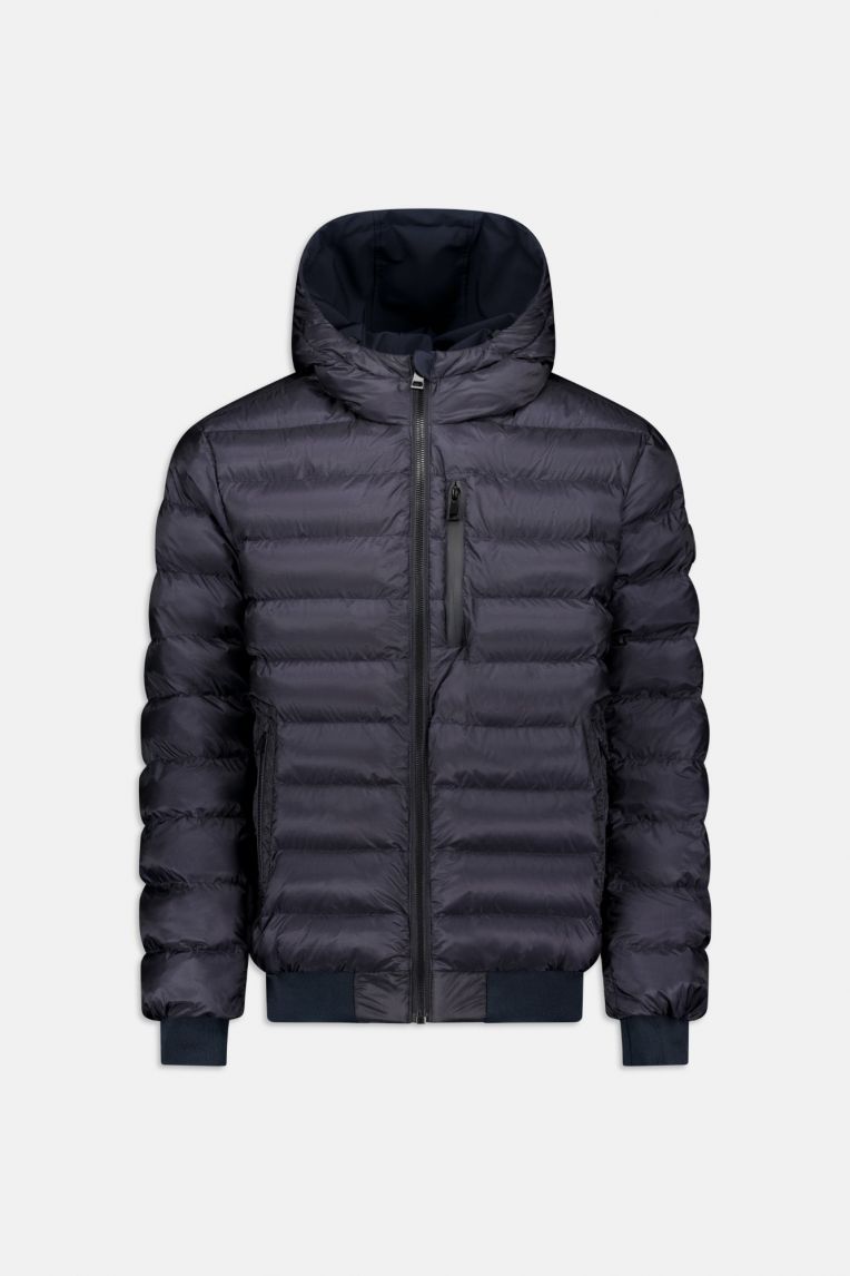 HOODED REVERSIBLE JACKET