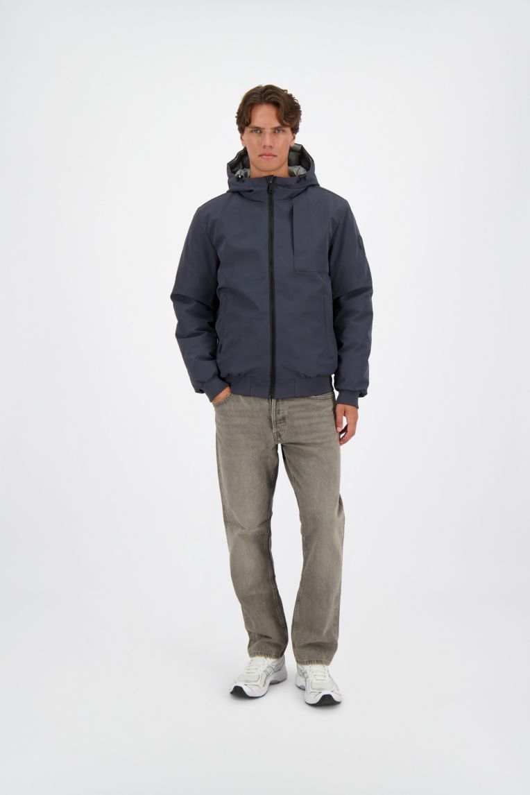 HOODED REVERSIBLE JACKET