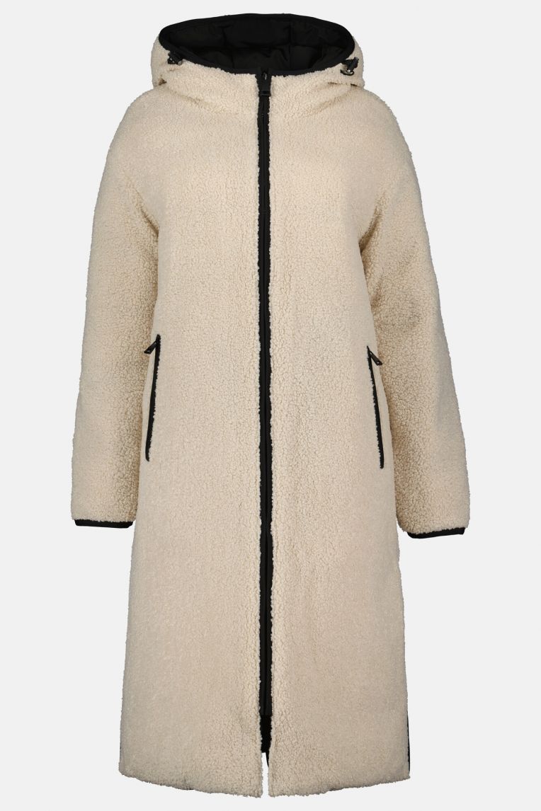 LONG REVERSIBLE TEDDY JACKET