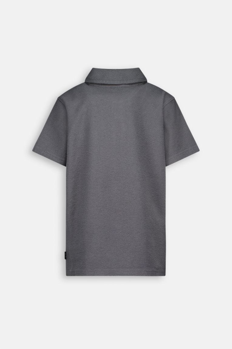 WOVEN POLO SHIRT