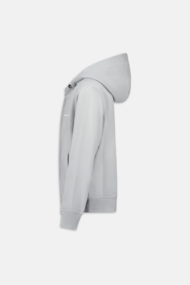 BASIC HOODED ZIP VEST