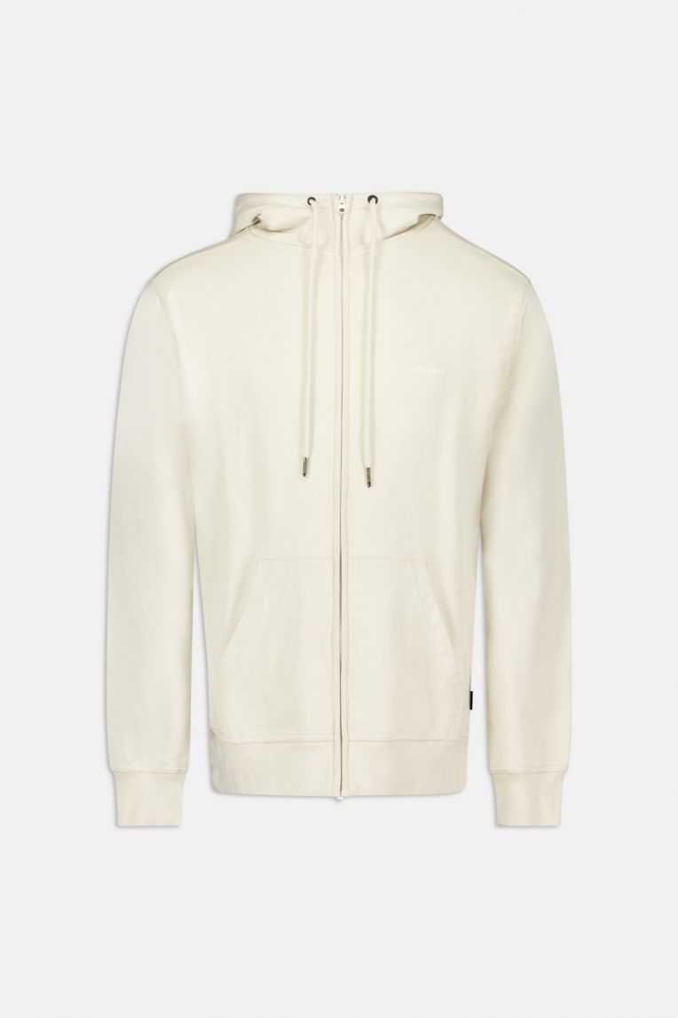BASIC HOODED ZIP VEST