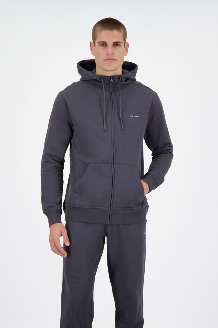 BASIC HOODED ZIP VEST