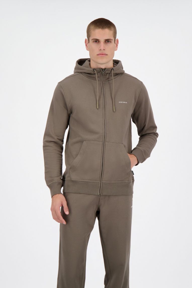 BASIC HOODED ZIP VEST