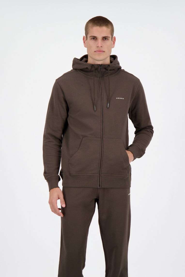 BASIC HOODED ZIP VEST