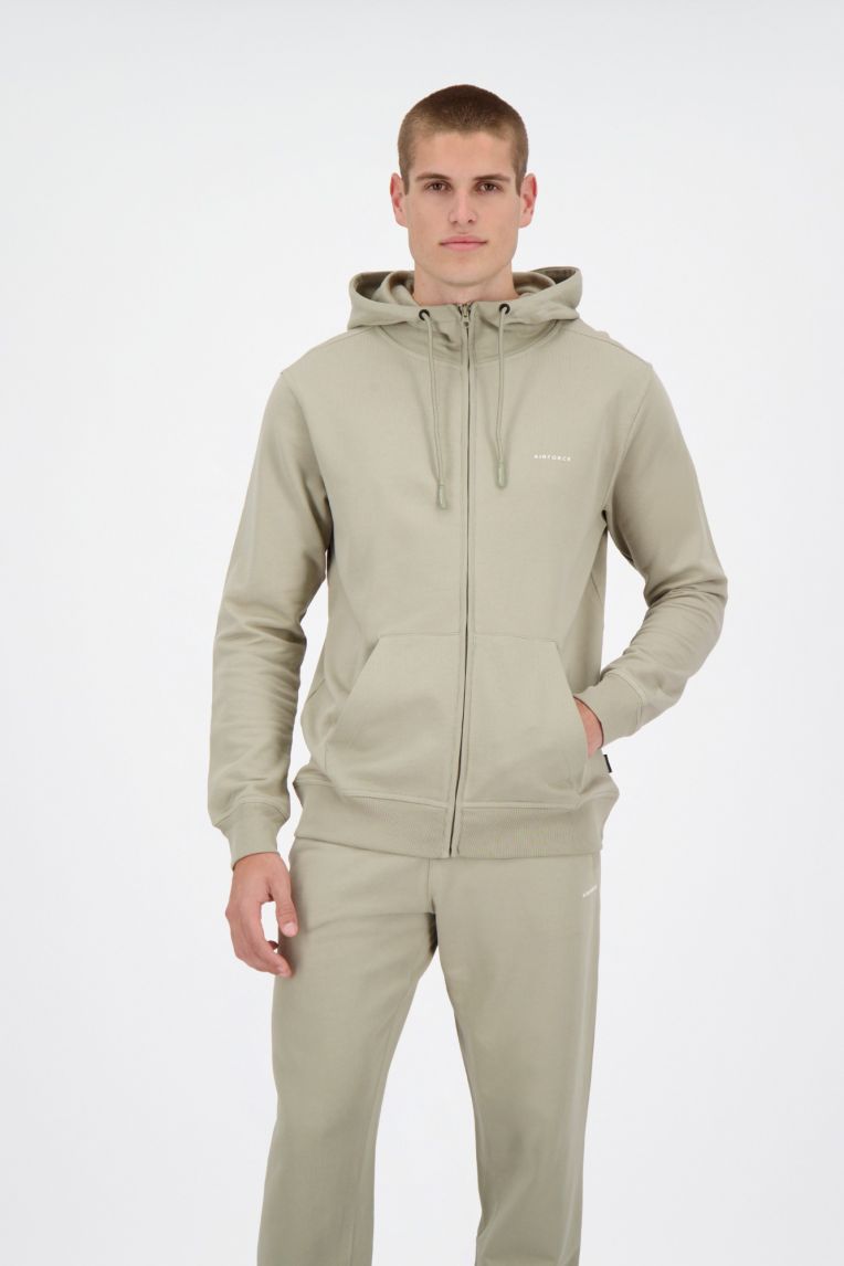 BASIC HOODED ZIP VEST