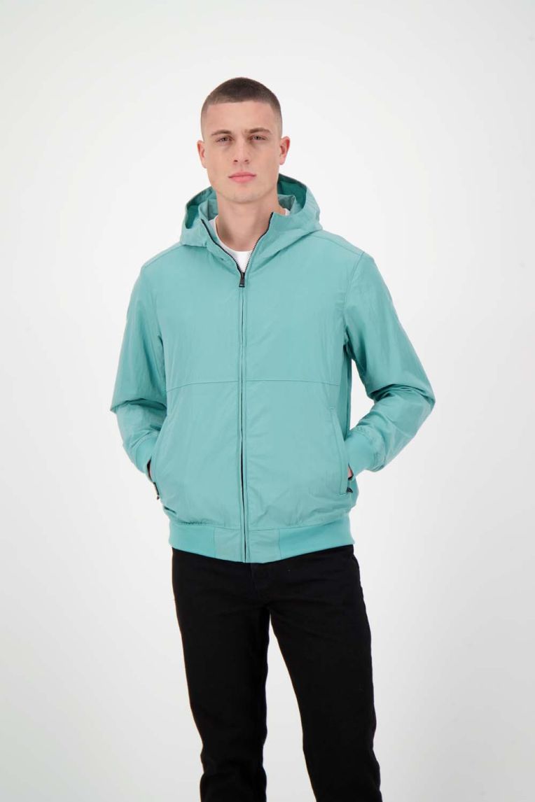 WAXED CRINCLE JACKET