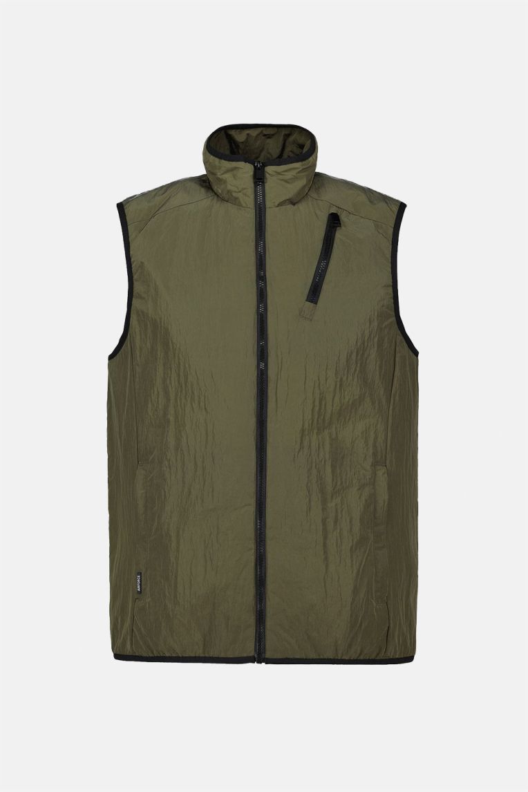 WAXED CRINKLE BODYWARMER