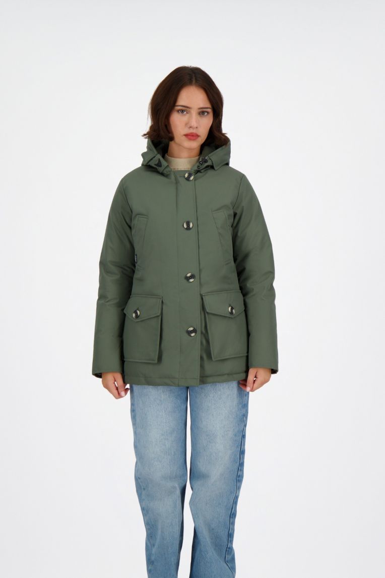 4 POCKET PARKA HERRINGBONE