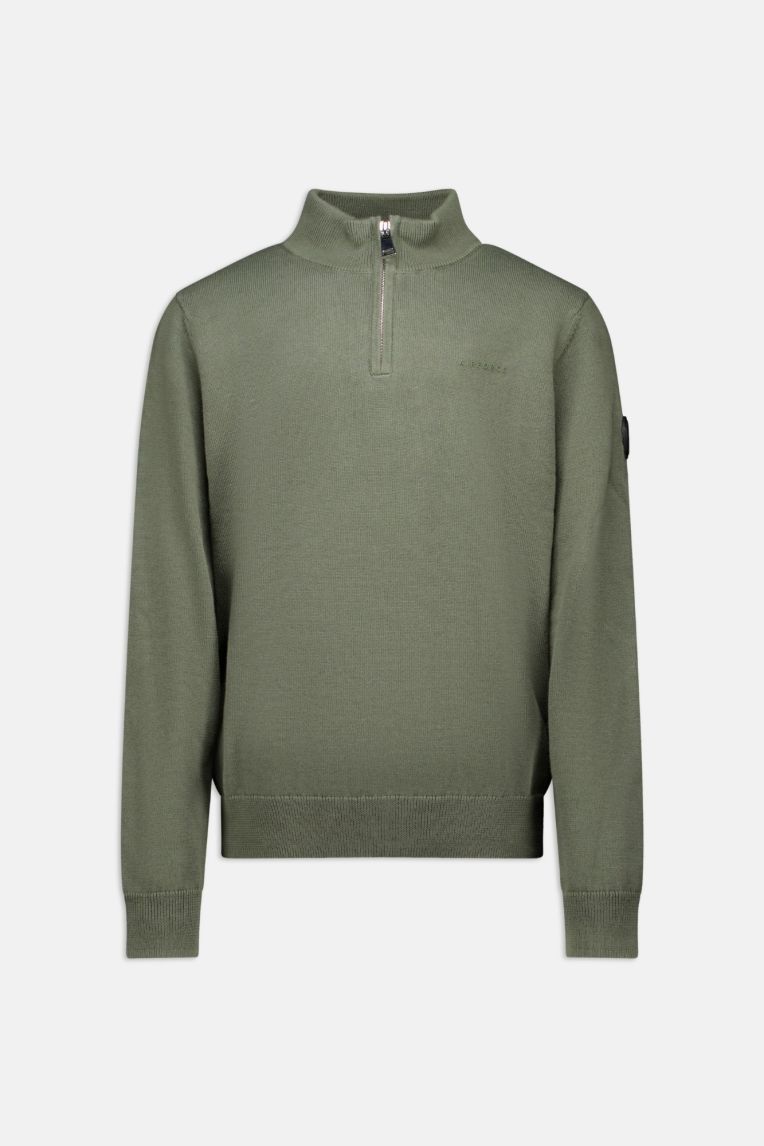 KNITWEAR QUARTER ZIP