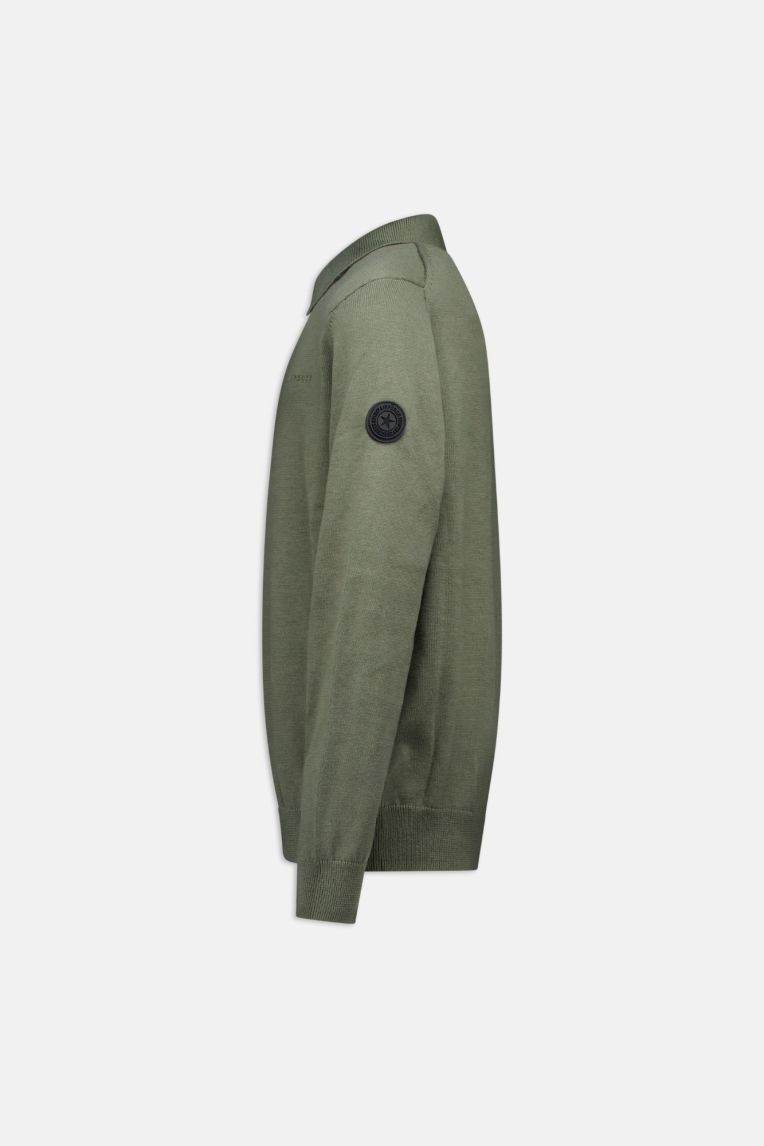 KNITWEAR POLO LONGSLEEVE