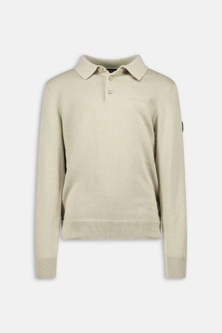 KNITWEAR POLO LONGSLEEVE