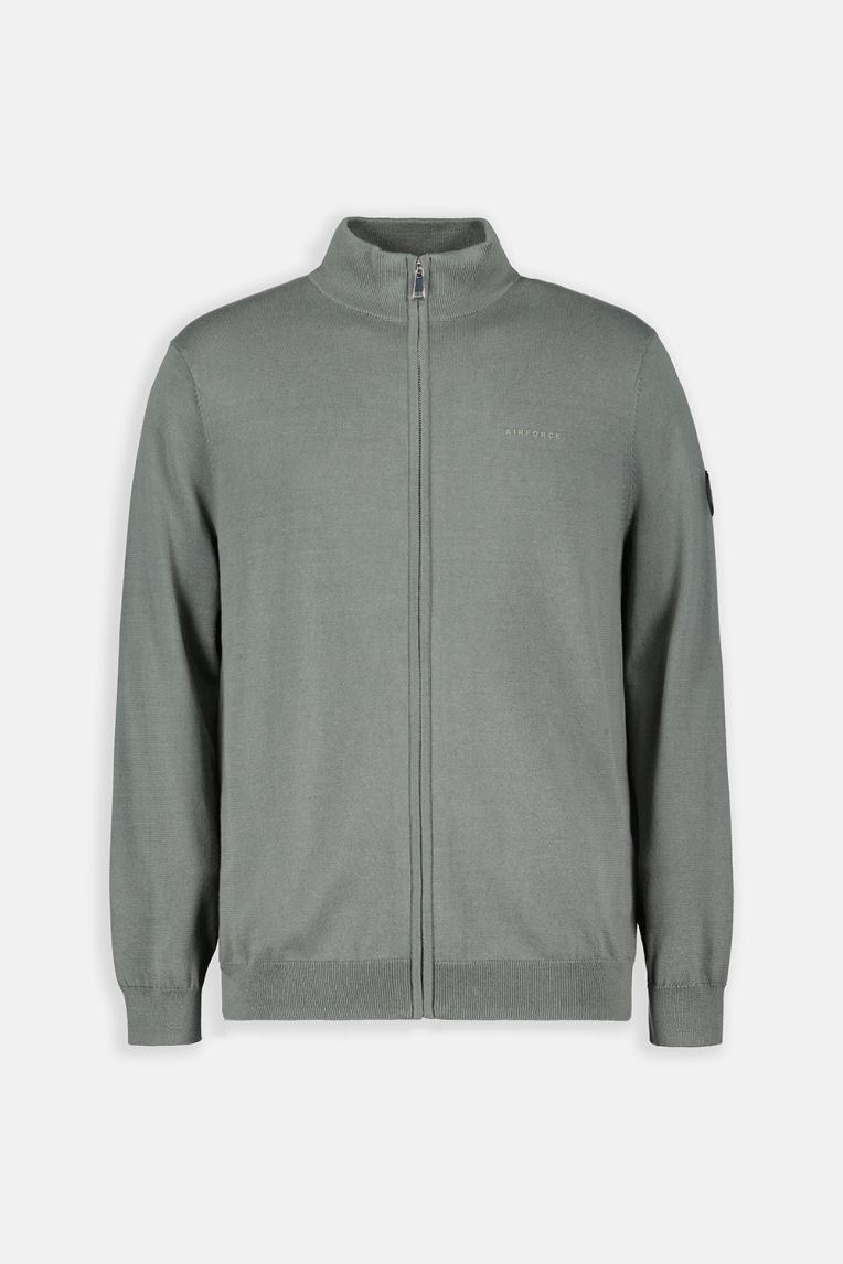 KNITWEAR ZIP VEST