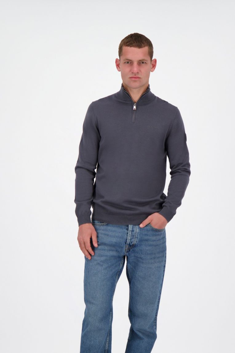 KNITWEAR QUARTER ZIP