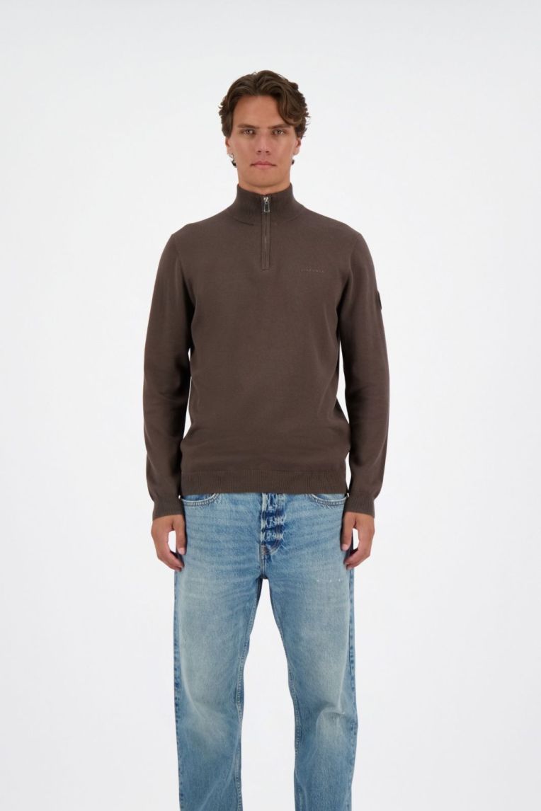 KNITWEAR QUARTER ZIP