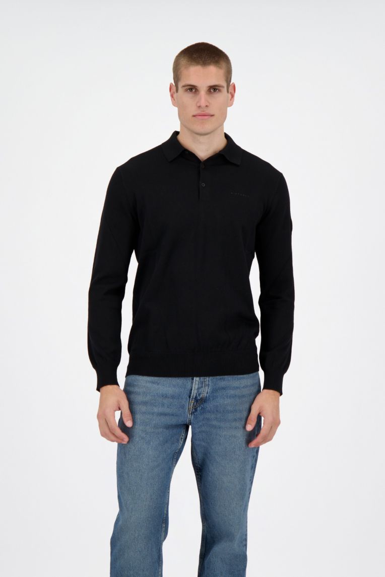 KNITWEAR POLO LONGSLEEVE